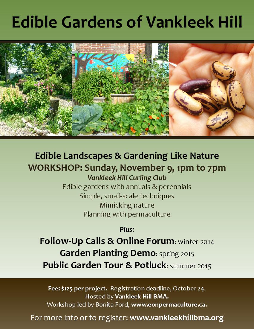 Edible Gardens of Vankleek Hill poster