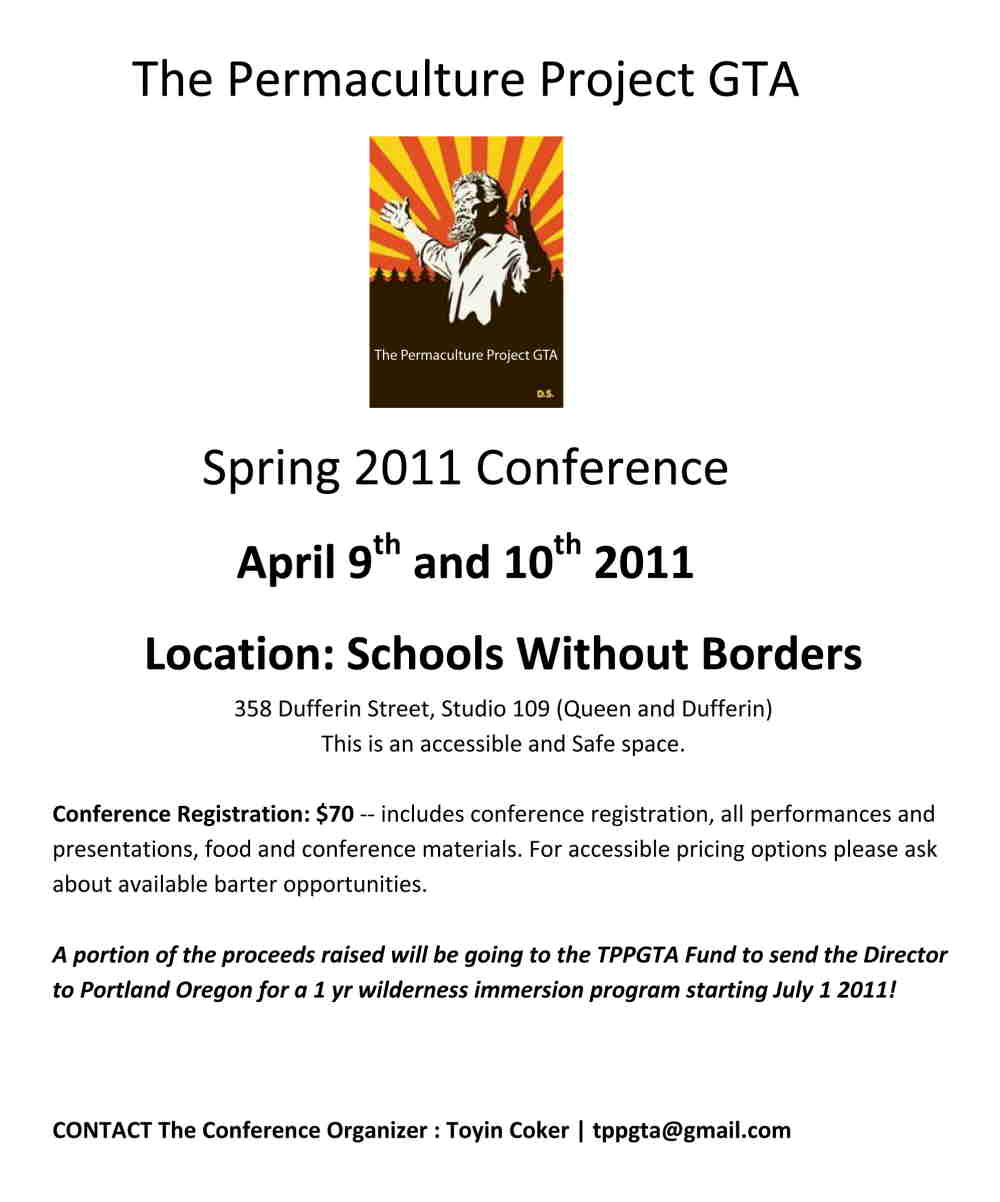permaculture GTA conference poster